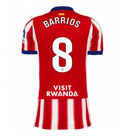 Atletico Madrid Pablo Barrios #8 Hjemmedrakt Dame 2026-27 Korte ermer Atletico Madrid Pablo Barrios #8 Hjemmedrakt Dame 2026-27 Korte ermer